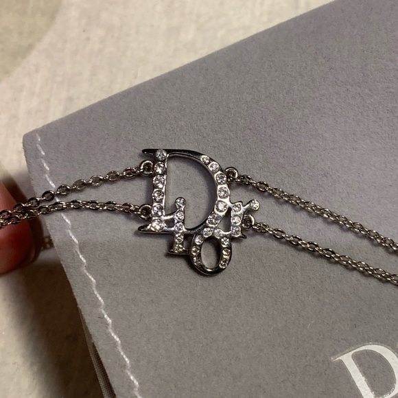 SOLD* Authentic DIOR Oblique crystal bracelet - Picture 2 of 4